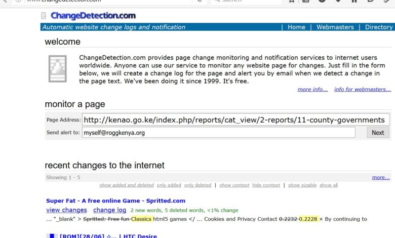 Photo of How to monitor Changes in Web Pages